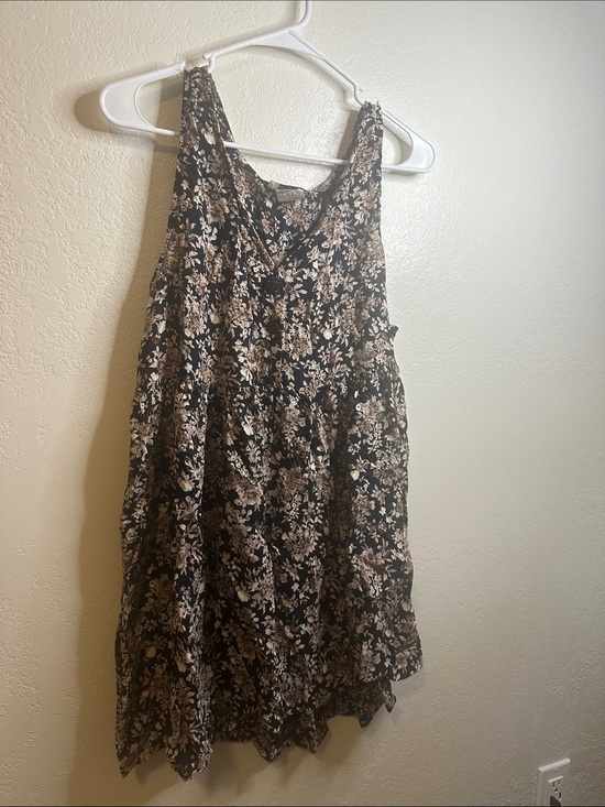 Sostanza Tops - Black Floral dress